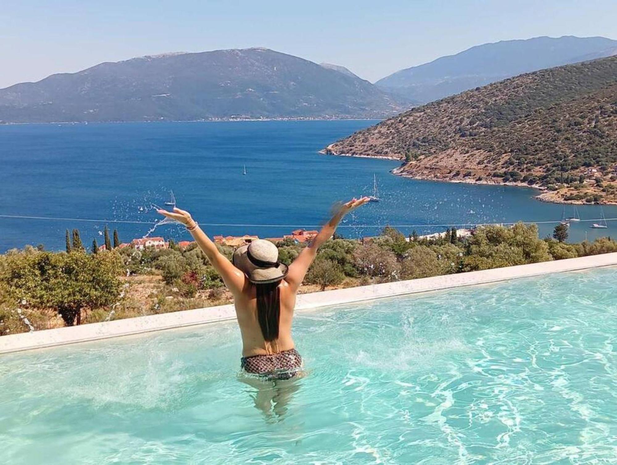 Augustela Villa Seaview Vacation Villa Айя-Евфимия Экстерьер фото